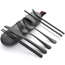 Conjunto de Talheres de luxo para Camping Minha loja