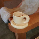 Caneca Puffa Design Cerâmica Art