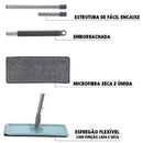 Mop de Limpeza Giratório com Esfregão e Balde Glanori