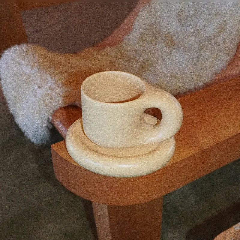 Caneca Puffa Design Cerâmica Art