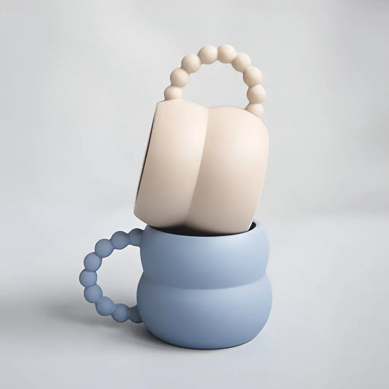 Caneca Luno Design Cerâmica Art