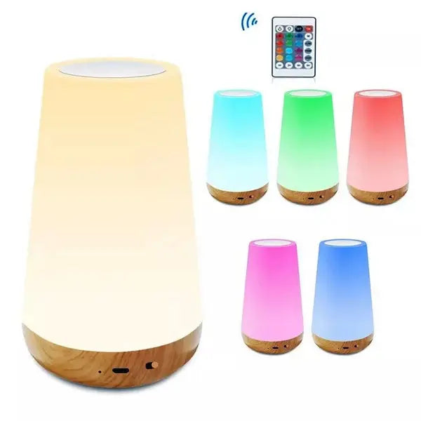 Luminária de Mesa LED RGB com Controle - 13 Cores Minha loja