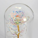 Rosa Love Led - Rosa Encantada na Cúpula de Vidro Minha loja