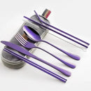 Conjunto de Talheres de luxo para Camping Minha loja