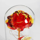 Rosa Love Led - Rosa Encantada na Cúpula de Vidro Minha loja