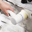 Escova de Limpeza Multifuncional 5 em 1 Para Cozinha e Banheiros Sem Barreiras