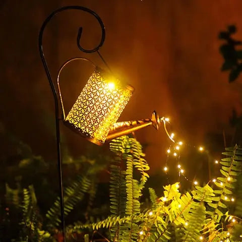 Decoração de Jardim Regador com Luz Led Solar Produtgy