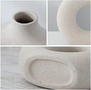 Vaso Nórdico Circular de Cerâmica Decorativo Minha loja