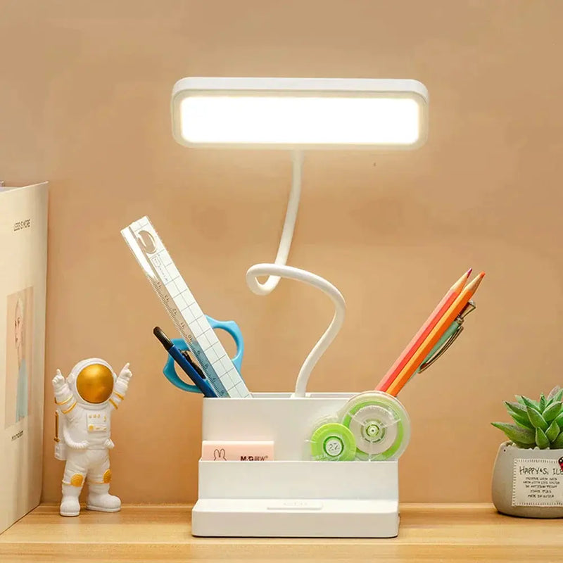 Luminária de Mesa Recarregável para Estudos em LED Minha loja