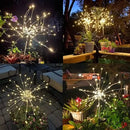 Luminária Led Solar Fogos de Artifício de Jardim Produtgy