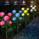 Luminária de Rosa Solar Impermeável para Jardim Produtgy
