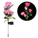 Luminária de Rosa Solar Impermeável para Jardim Produtgy
