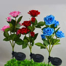 Luminária de Rosa Solar Impermeável para Jardim Produtgy