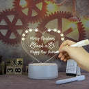 Luminária Criativa de Mesa para Anotações Minha loja