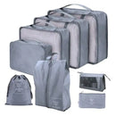KIT 8 Bolsas Organizadoras á Prova D'água Para Viagem Minha loja