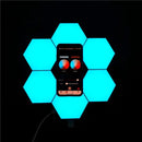 Luminária Hexagonal LED de Parede RGB Minha loja