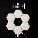 Luminária Hexagonal LED de Parede RGB Minha loja