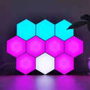 Luminária Hexagonal LED de Parede RGB Minha loja
