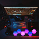 Luminária Hexagonal LED de Parede RGB Minha loja