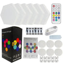 Luminária Hexagonal LED de Parede RGB Minha loja