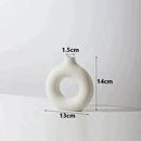 Vaso Nórdico Circular de Cerâmica Decorativo Minha loja